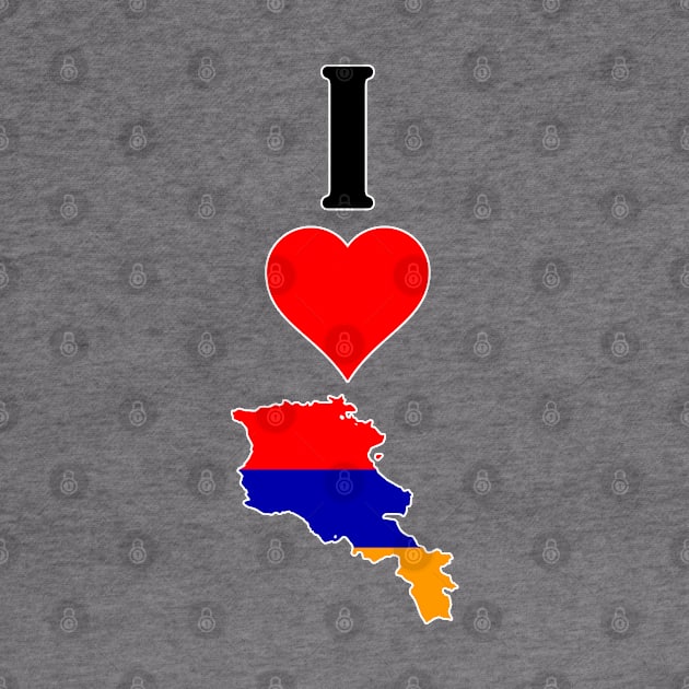 I Love Armenia Vertical I Heart Armenia Country Flag Map by Sports Stars ⭐⭐⭐⭐⭐